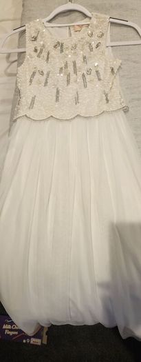 Lipsy white occasion dress