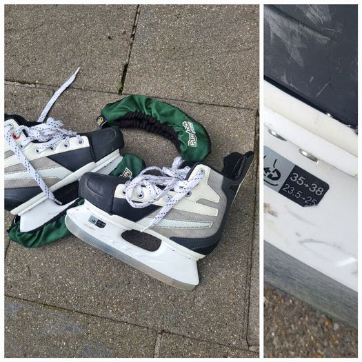 rollerblades and ice skates