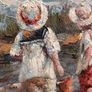 T.Hone Original Oil Painting Professionally Framed Image 3