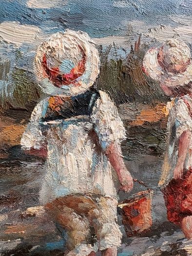 T.Hone Original Oil Painting Professionally Framed
