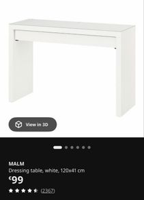 MALM dressing table - please read