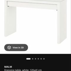 MALM dressing table - please read