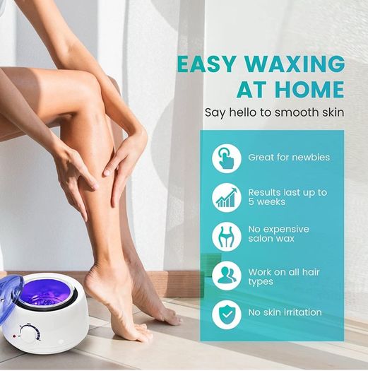 Brand New Hair Removal Wax Heater Wax Hair Removal Kit With 30 spatulas.