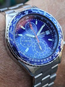 Watch Seiko Pilot Chronograph.