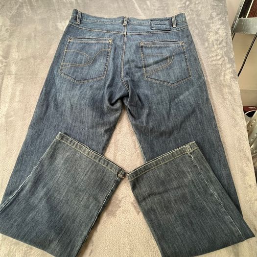 Oska 505 Womens Jeans - Size 5 - W36 L34 Blue Denim - Baggy Wide