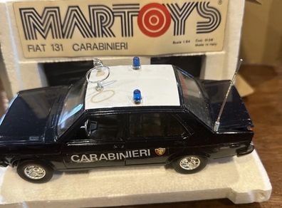 Fiat 131 Carabinieri 1/24 Martoys extremely rare