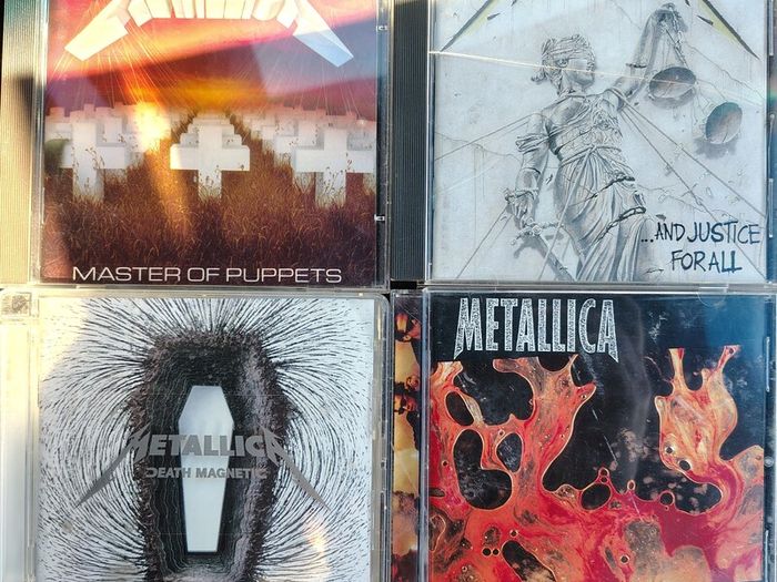 Lot of 4 x Metallica CD's. Master, Justice, Load, Death Magnetic EX+ Thrash Metal