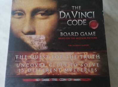 The Da Vinci Code, Board Game 2006 (Contents New and Sealed)