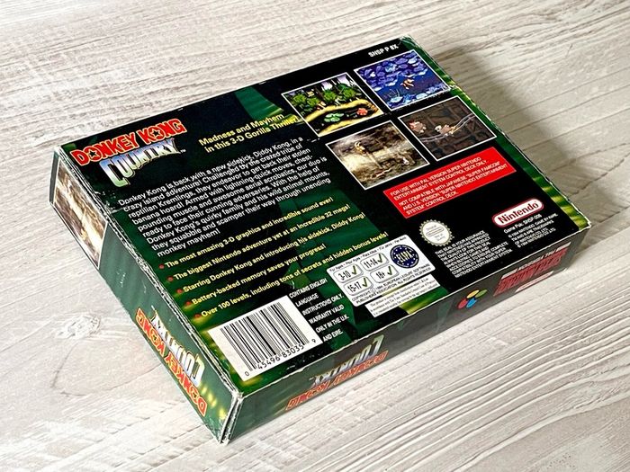 SNES Donkey Kong Country Boxed with Go Ape CD