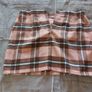Pink Check Wool Mini Skirt Image 3