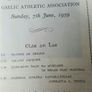 GAA programme 1959 Image 2
