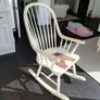 Laura Ashley Bramley Cream Rocking Chair Image 4