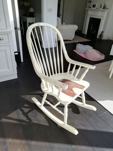Laura Ashley Bramley Cream Rocking Chair