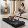 Walking Pad Treadmill, 6km/h Under Desk Treadmill for Home, 2.5HP Quiet Portable Electric Running Pad, Office Mini Walking Machine, 300LBS Capacity, Remote & LED Display, No Assembly Image 7