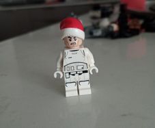 Lego star wars minifigure clone trooper Santa hat sw0596