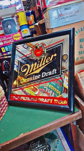 Miller Genuine Draft pub memorabilia