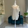 Brand-new Beige Short Sleeved Top Image 5