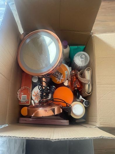Box of cosmetics