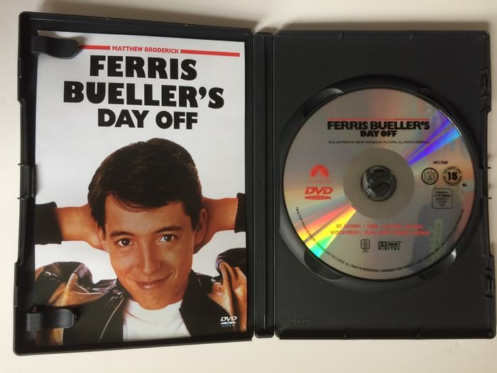 Ferris Bueller's Day Off (John Hughes Film) [1986] Matthew Broderick, Alan Ruck, Mia Sara & Jennifer Grey [Movie DVD]