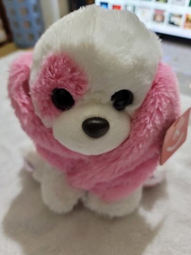 Pink Sparkle Glitter Eyes Puppy Brand New Aurora World Only Available in the USA