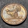 Ireland 1940 1d Penny coin Lightly toned Image 2