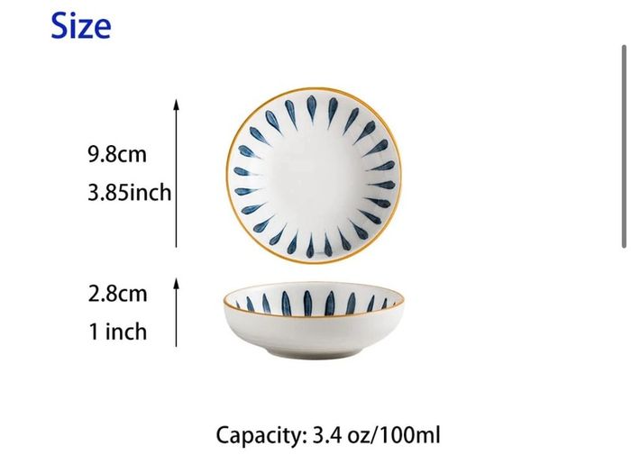 Brand New small bowls/soy sauce dishes. Brand new