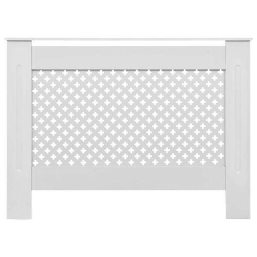 Radiator Covers 2 pcs White 112x19x81.5 cm MDF