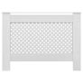Radiator Covers 2 pcs White 112x19x81.5 cm MDF Image 3