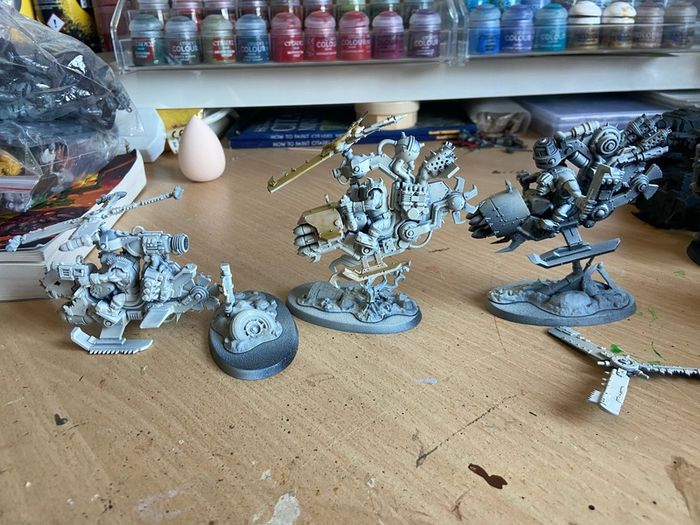 Warhammer 40k Ork Deffkoptas x 3