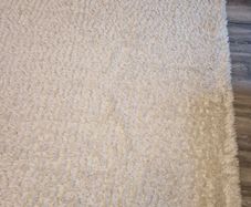 Large Shaggy Cream Rug