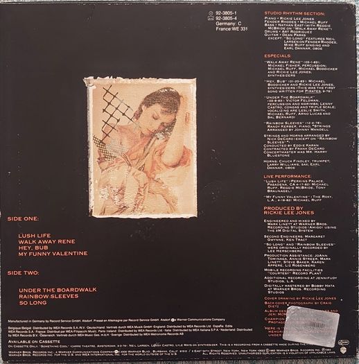 Rickie Lee Jones - Girl At Her Volcano - 10" Vinyl