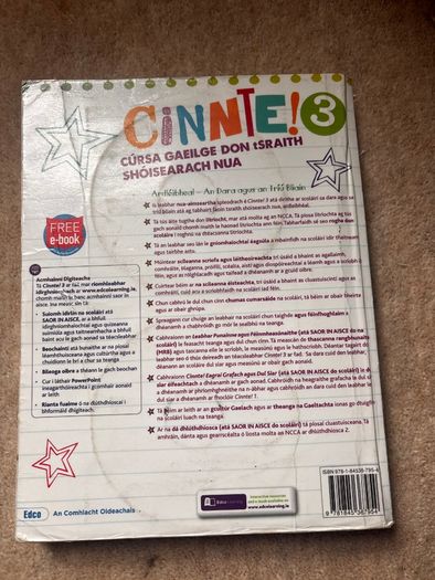 Cinnte 3 - Junior Cycle Irish books