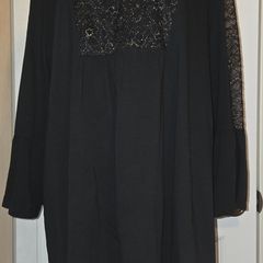 Joe Browns Black Sparkly Lace Tunic Top  UK 26  EU 54 Plus Size