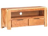 TV Cabinet 90x30x40 cm Solid Acacia Wood