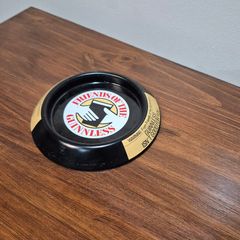 Vintage 1983 Guinness Guinnless Tin Pub Ashtray Original Memorabilia