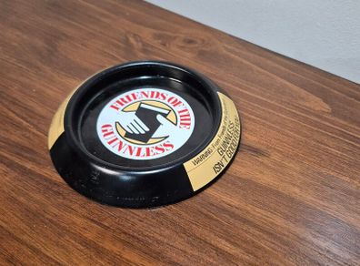 Vintage 1983 Guinness Guinnless Tin Pub Ashtray Original Memorabilia