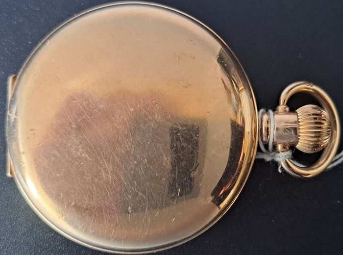 Swiss Avis Pocket Watch - 10kt Gold Filled Hunter Case -1950s