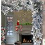 9 ft Snowy Dorchester Luxury Garland Image 2