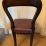 Pair of Antique Victorian Mahogany Balloon Back Chairs Image 4