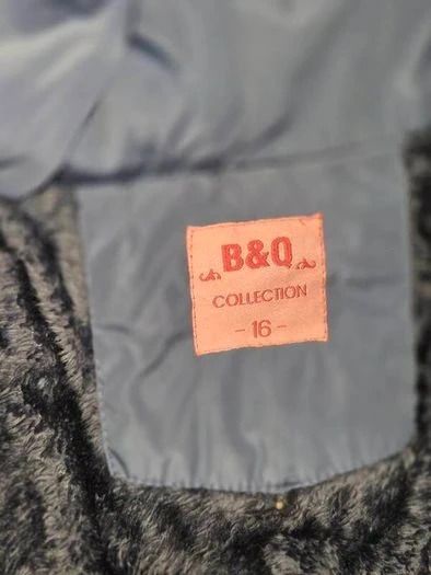 B&Q Girls Purple Puffer Coat - Age 15/16 - Excellent Condition, AV