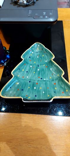 Christmas  Tree Plate
