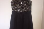 Little Mistress black dress with Sequins size UK 10 - New with tags