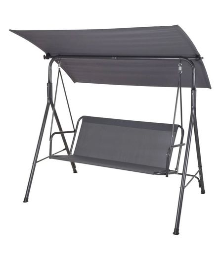 Steel Outdoor Garden Swing With Canopy (FREE POSTAGE)