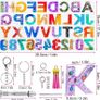 Epoxy Resin Kits for Beginners, 192 Pcs Letter Number Resin Moulds Silicone Keyring Making Kit, with 400ml Clear Resin, Resin Accessories/Pigment/Glitter Sequin/Gold Leaf/Keychain Tassels (FREE SHIPPING) Image 6