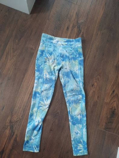 Blue leggins girls size 8-9 years