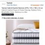 4ft 6 Large Double Bed Frame & Mattress Image 3