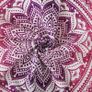 NEW SALE | Indian Cotton Pink Purple Tapestry Mandala Wall Hangings- Tapestry For Bedroom - Indie Wall Tapestry Hippie Room Decor - Boho Small Tapestrys Aesthetic 30x40 Inches Image 3