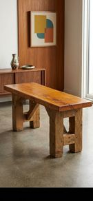 live edge bench