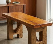 live edge bench