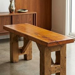 live edge bench